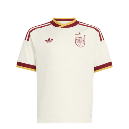 Spanien Kinderfußballshirt Away Jersey, Kinder Auswärtstrikot mit Climacool für Training, Spiel und Fan Einsatz - machsport