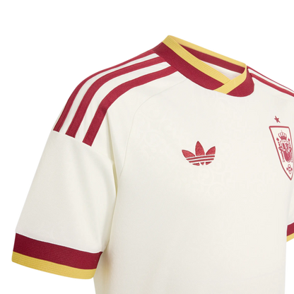 Spanien Kinderfußballshirt Away Jersey, Kinder Auswärtstrikot mit Climacool für Training, Spiel und Fan Einsatz - machsport