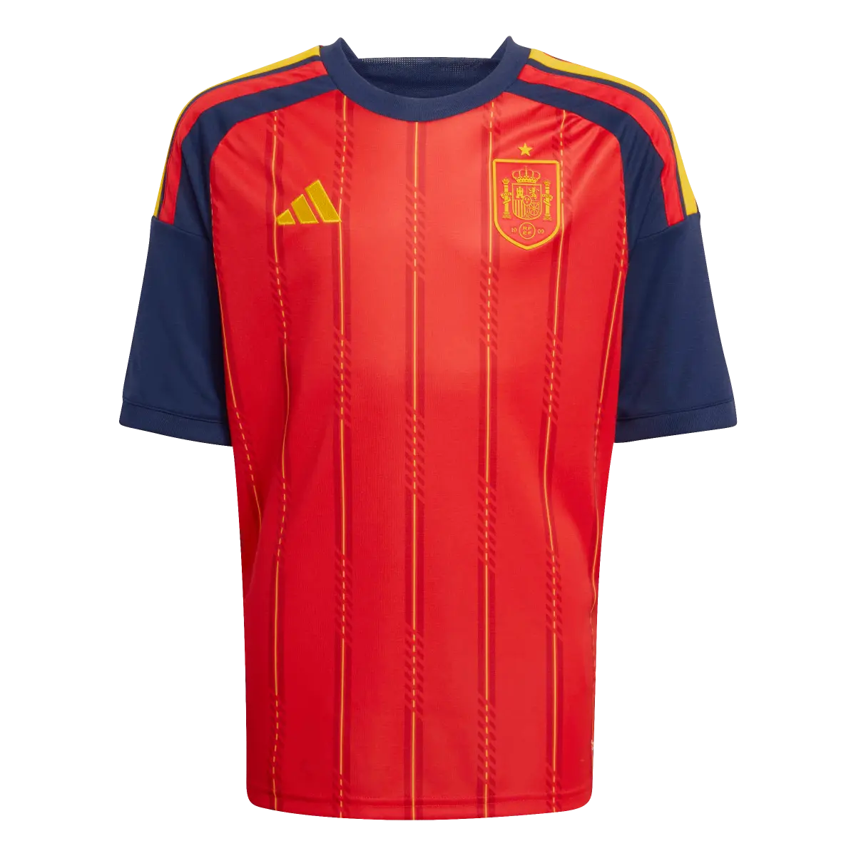 Spanien Kinderfußballshirt Home Jersey 2026, Kinder Heimtrikot mit Climacool für Spiel, Training und Fan Einsatz - machsport