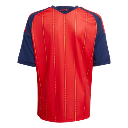 Spanien Kinderfußballshirt Home Jersey 2026, Kinder Heimtrikot mit Climacool für Spiel, Training und Fan Einsatz - machsport