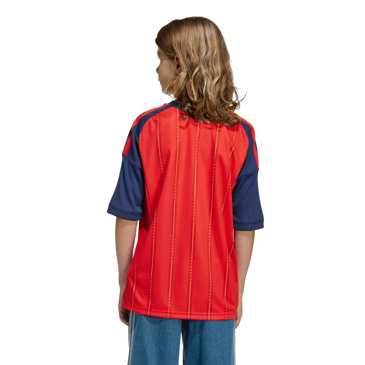 Spanien Kinderfußballshirt Home Jersey 2026, Kinder Heimtrikot mit Climacool für Spiel, Training und Fan Einsatz - machsport – Bild 