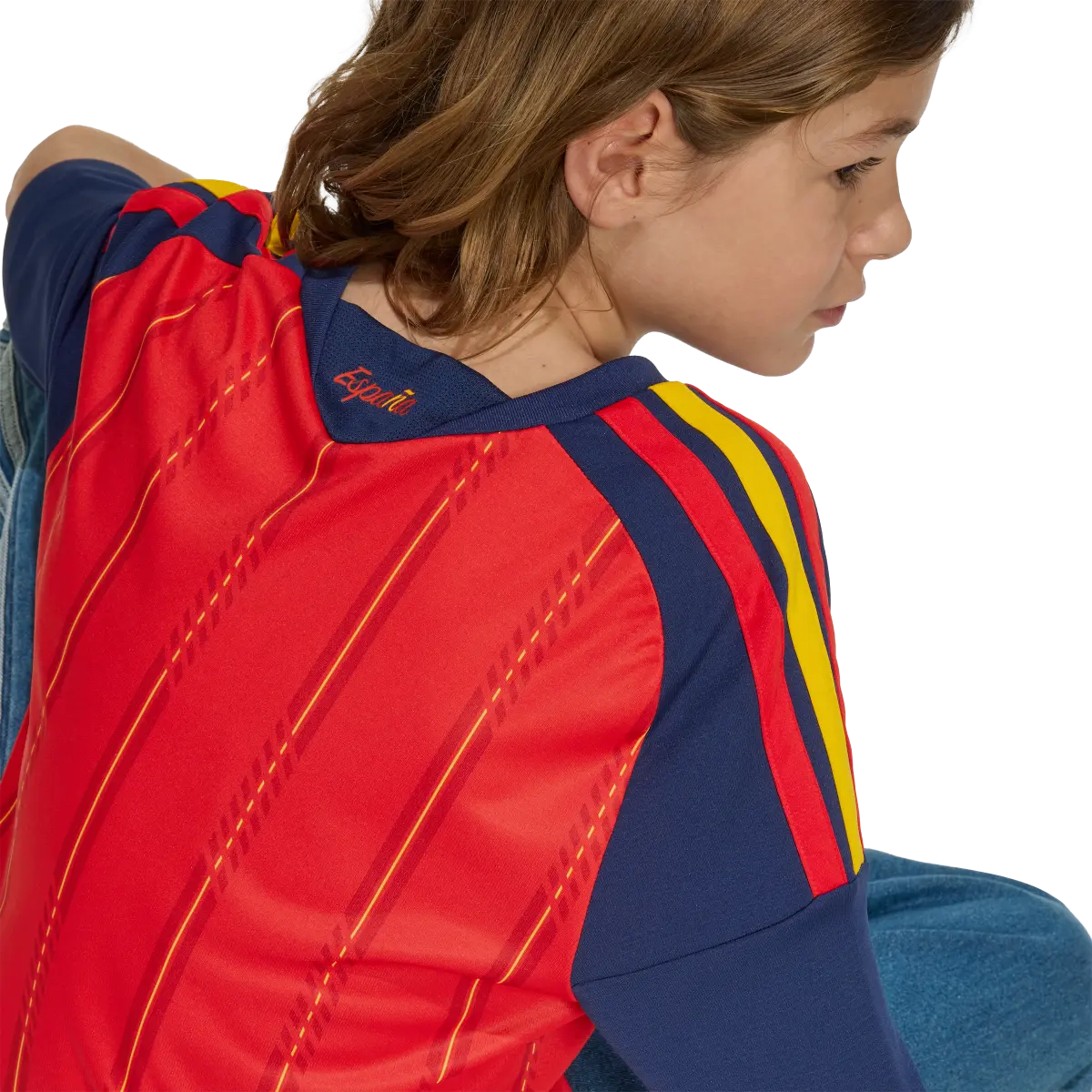 Spanien Kinderfußballshirt Home Jersey 2026, Kinder Heimtrikot mit Climacool für Spiel, Training und Fan Einsatz - machsport – Bild 