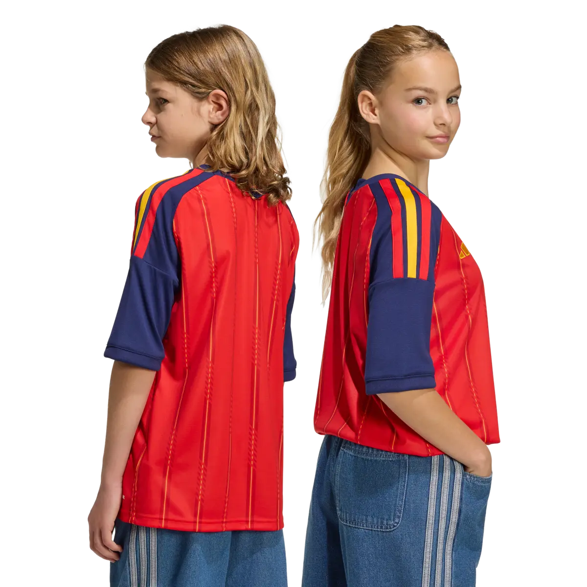 Spanien Kinderfußballshirt Home Jersey 2026, Kinder Heimtrikot mit Climacool für Spiel, Training und Fan Einsatz - machsport – Bild 