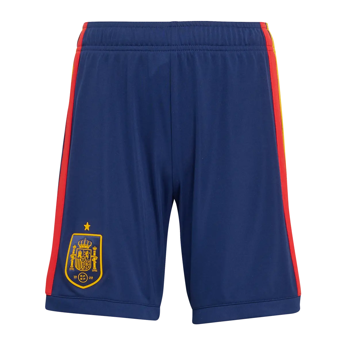 Spanien Kinderfußballshort Home Shorts, Heimshorts mit Climacool für Spiel, Training und Fan Einsatz - machsport