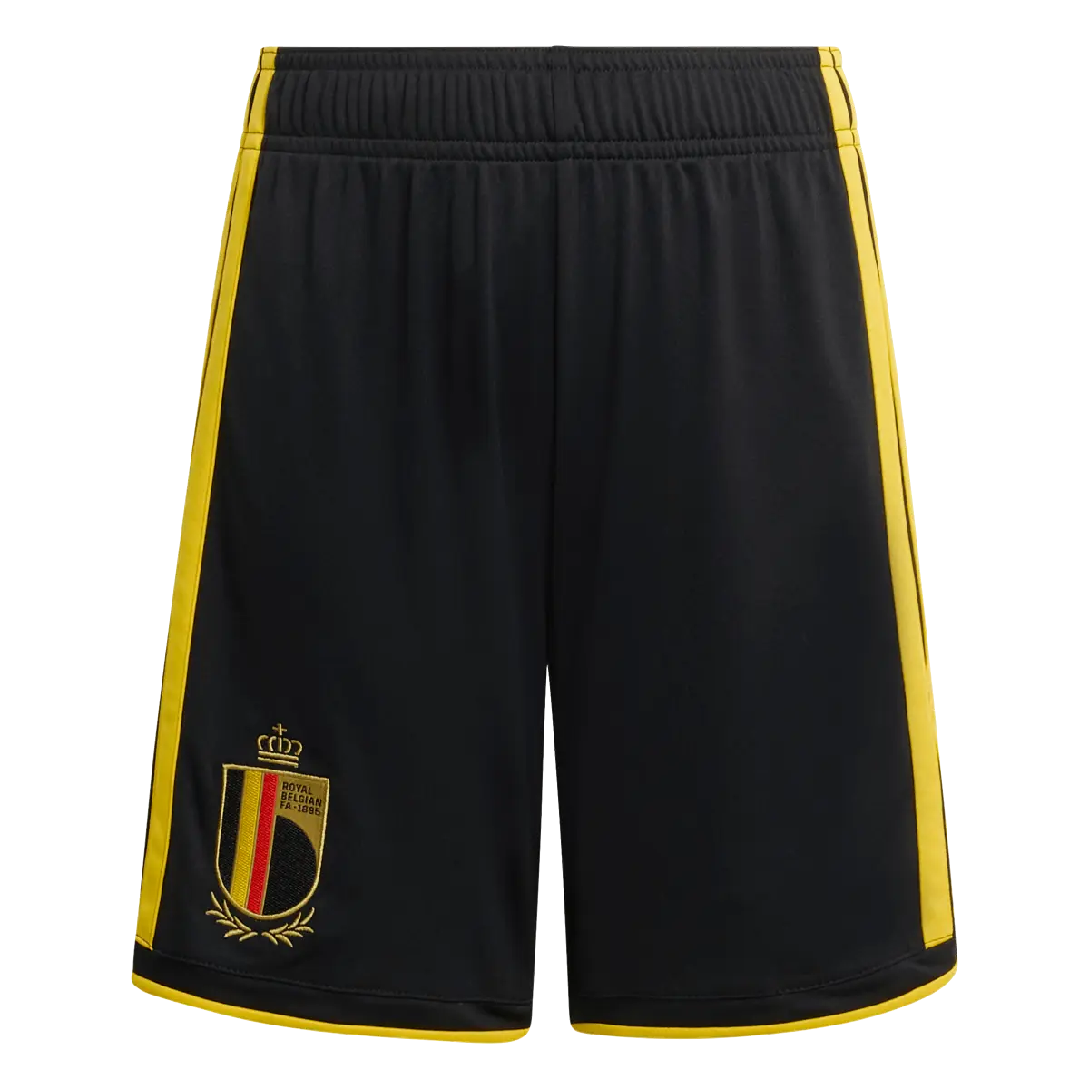 Belgien Kinderfußballshort Home 2026, Heimshorts mit Climacool für Spiel, Training und Fan Einsatz - machsport