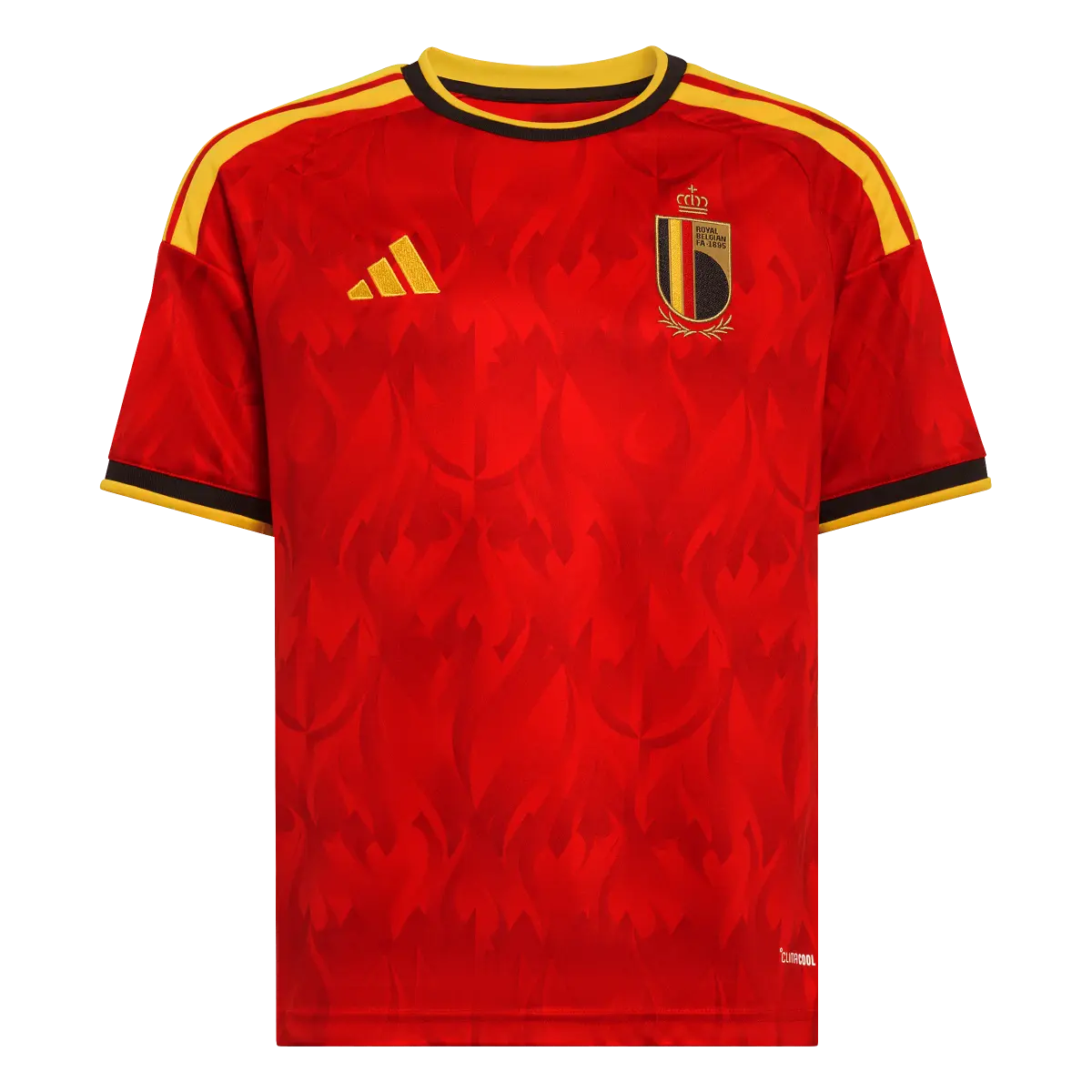 Belgien Kinderfußballshirt Home 2026, Heimtrikot mit Climacool für Training, Spiel und Fanmomente - machsport
