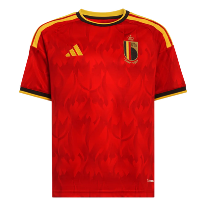 Belgien Kinderfußballshirt Home 2026, Heimtrikot mit Climacool für Training, Spiel und Fanmomente - machsport