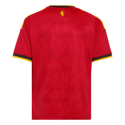 Belgien Kinderfußballshirt Home 2026, Heimtrikot mit Climacool für Training, Spiel und Fanmomente - machsport
