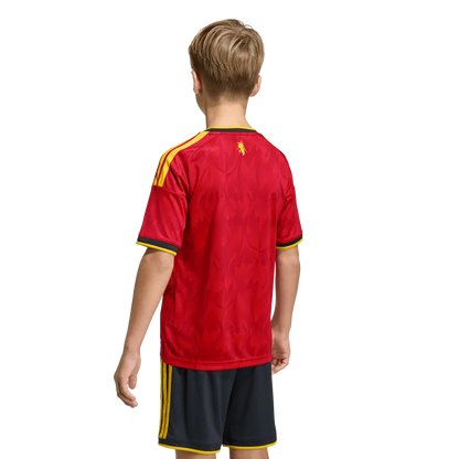 Belgien Kinderfußballshirt Home 2026, Heimtrikot mit Climacool für Training, Spiel und Fanmomente - machsport