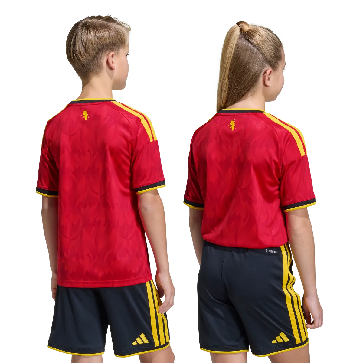 Belgien Kinderfußballshirt Home 2026, Heimtrikot mit Climacool für Training, Spiel und Fanmomente - machsport – Bild 