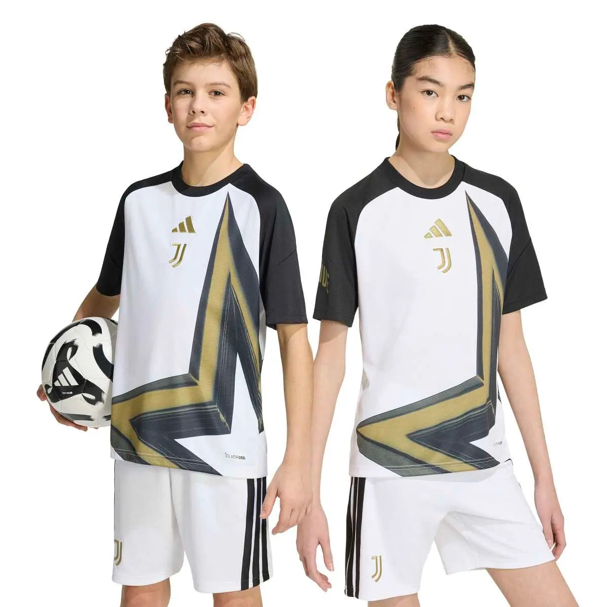 Juventus Turin Kinderfußballshirt Pre-Match Shirt 26/27 – Bild 
