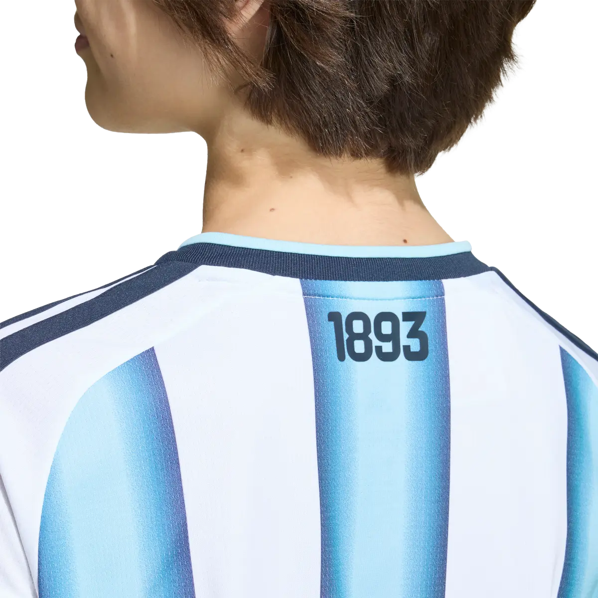 Argentinien Kinderfußballshirt Home Jersey 2026, Heimtrikot mit Climacool für junge Fußballfans - machsport