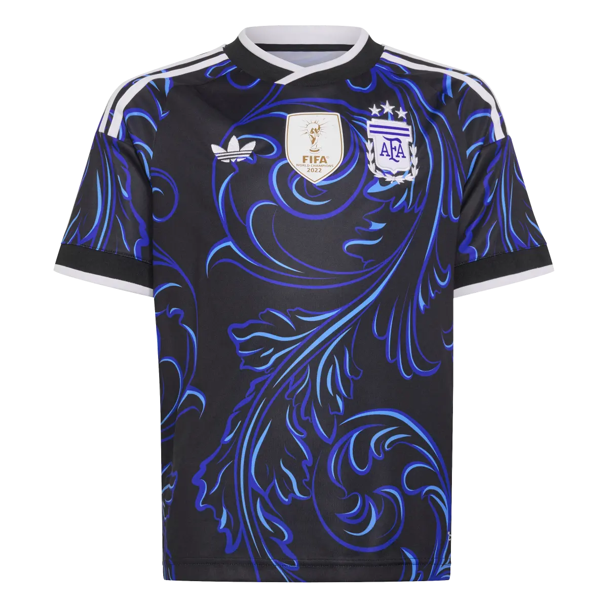 Argentinien Kinderfußballshirt Away Jersey, Kinder Auswärtstrikot mit Climacool für Spiel, Training und Fan Einsatz - machsport