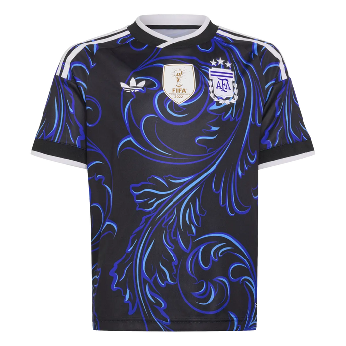 Argentinien Kinderfußballshirt Away Jersey, Kinder Auswärtstrikot mit Climacool für Spiel, Training und Fan Einsatz