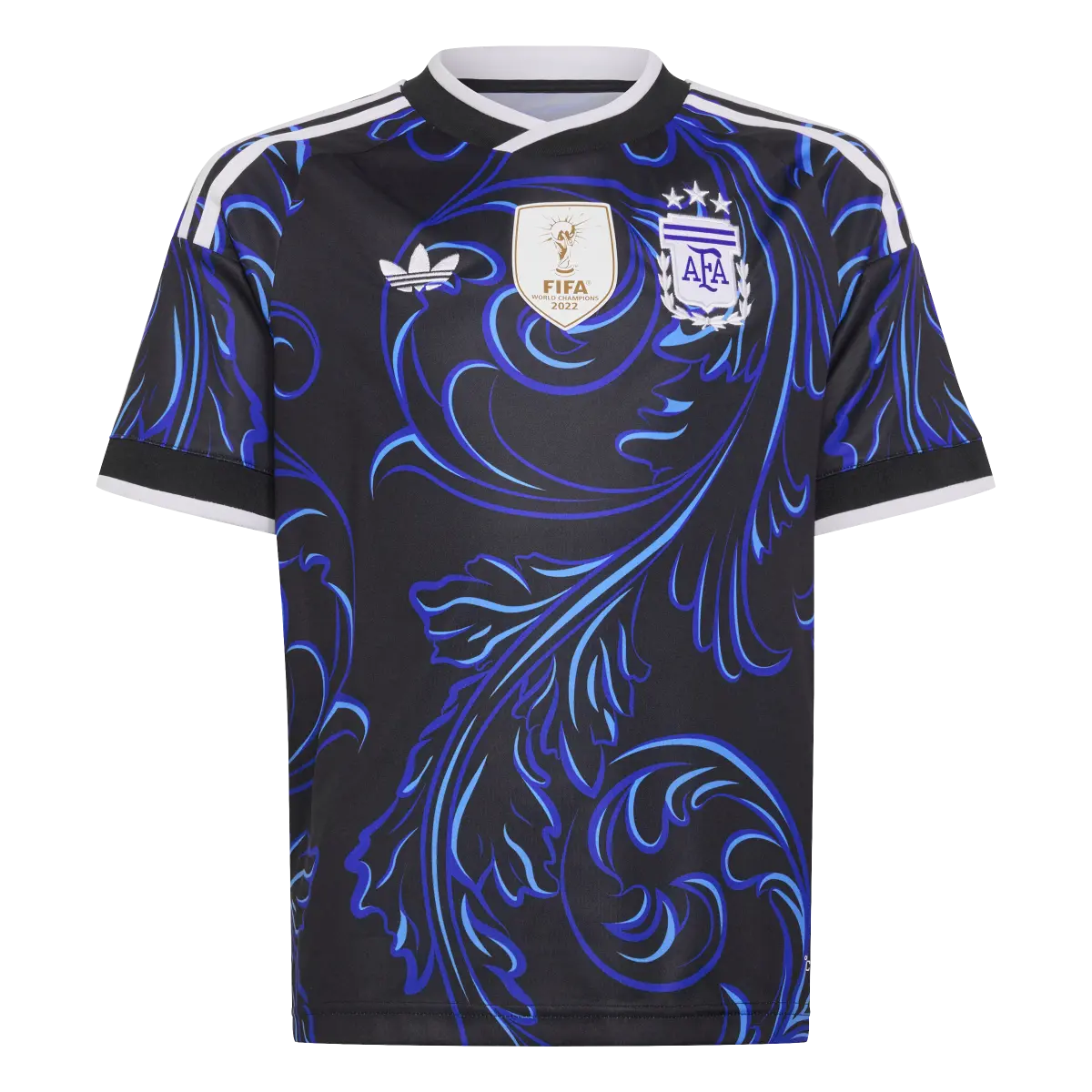 Argentinien Kinderfußballshirt Away Jersey, Kinder Auswärtstrikot mit Climacool für Spiel, Training und Fan Einsatz - machsport