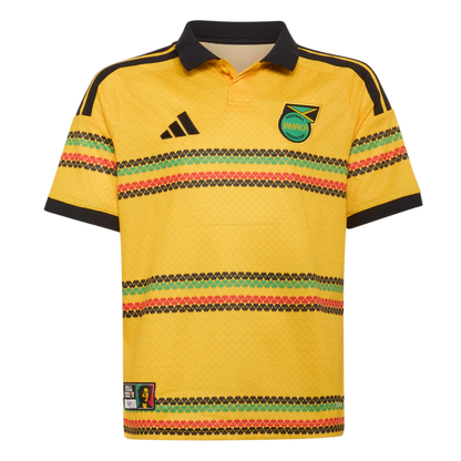 Jamaika Kinderfußballshirt Home Jersey 2026, Bob Marley, Kinder Heimtrikot mit Climacool für Spiel und Fanmomente - machsport