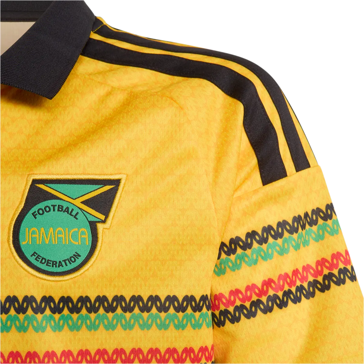 Jamaika Kinderfußballshirt Home Jersey 2026, Bob Marley, Kinder Heimtrikot mit Climacool für Spiel und Fanmomente - machsport – Bild 