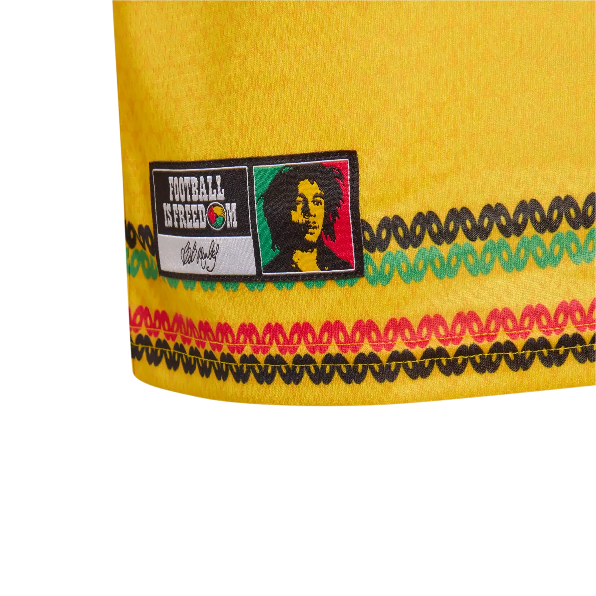 Jamaika Kinderfußballshirt Home Jersey 2026, Bob Marley, Kinder Heimtrikot mit Climacool für Spiel und Fanmomente - machsport