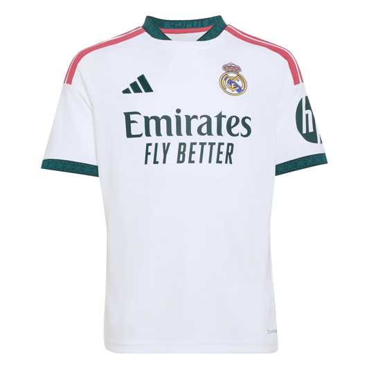 FC Real Madrid Kinderfußballshirt Home 26/27 – weiß / 140
