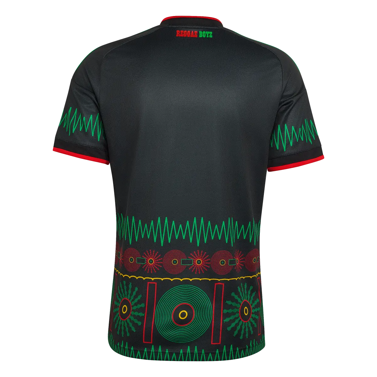 Jamaika Herrenfußballshirt Away Jersey 2026, Bob Marley Auswärtstrikot mit Climacool für Spiel und Fanmomente - machsport