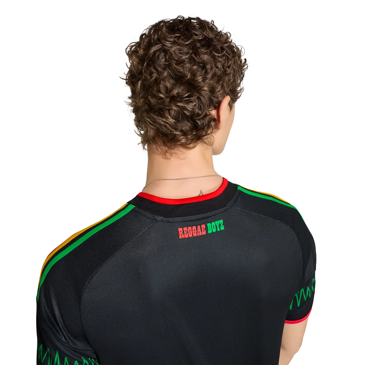 Jamaika Herrenfußballshirt Away Jersey 2026, Bob Marley Auswärtstrikot mit Climacool für Spiel und Fanmomente - machsport