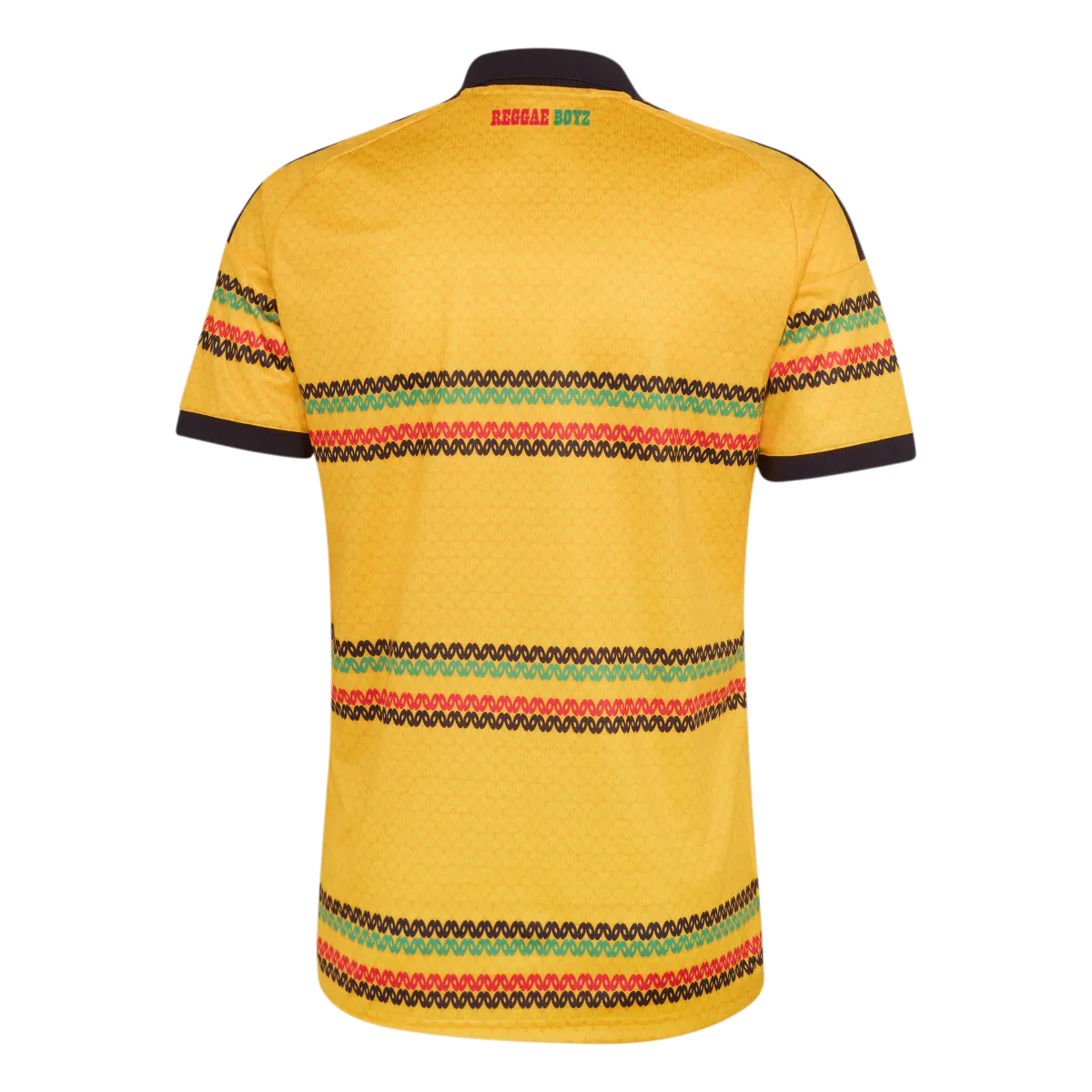 Jamaika Herrenfußballschirt Home Jersey 2026, Heimtrikot mit Climacool und Bob Marley Inspiration - machsport – Bild 