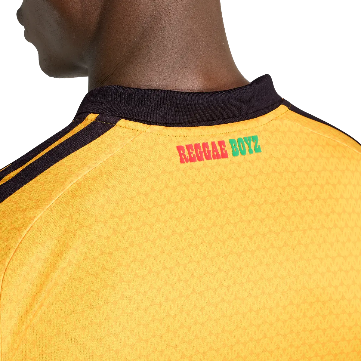 Jamaika Herrenfußballschirt Home Jersey 2026, Heimtrikot mit Climacool und Bob Marley Inspiration - machsport