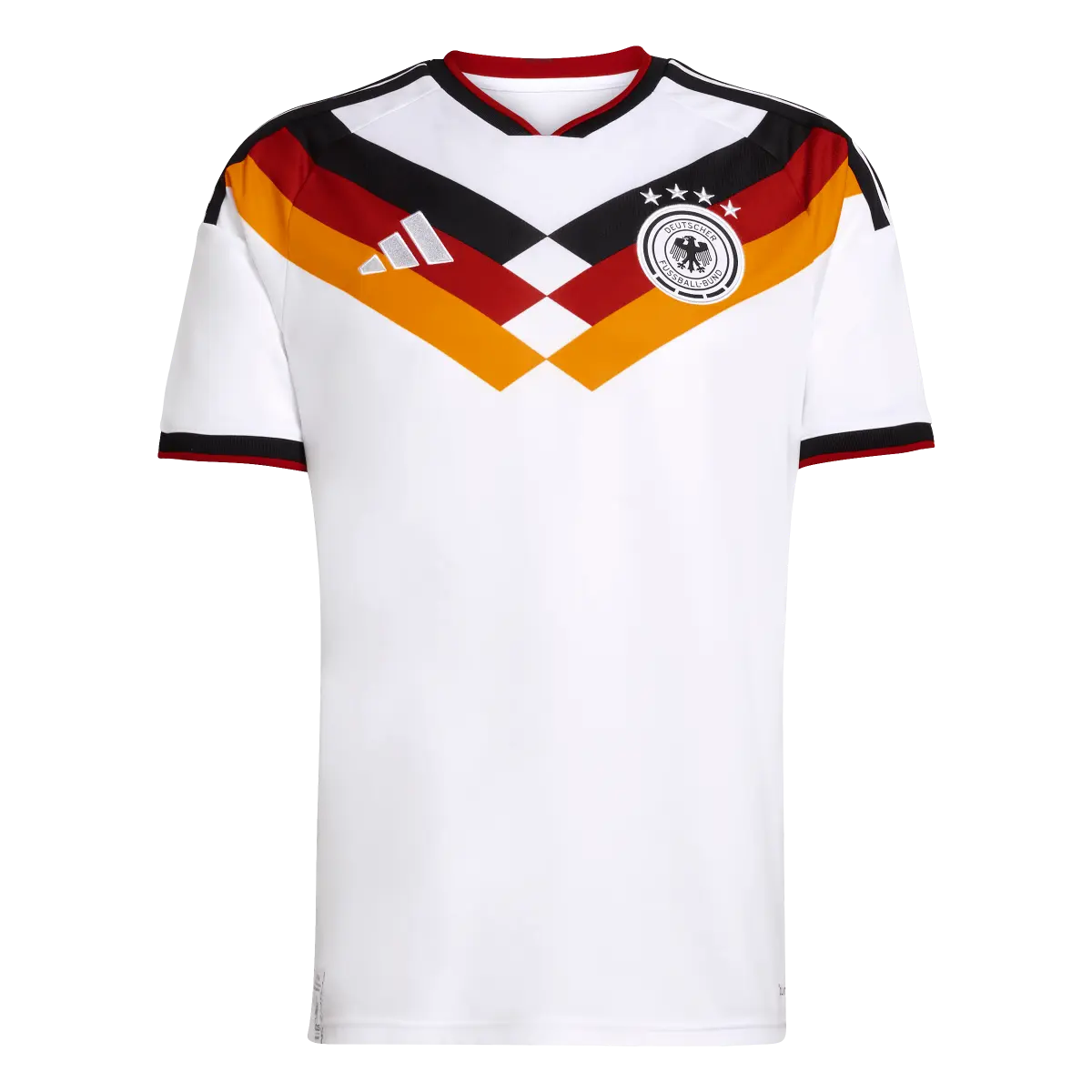 DFB Herrenfußballshirt Home 2026, Heimtrikot mit Climacool für Spiel, Training und Fan Einsatz - machsport