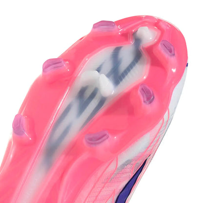 Adidas Fußballschuhe F50 Hyperfast Pro FG, Cloud White / Solar Purple / Solar Turbo