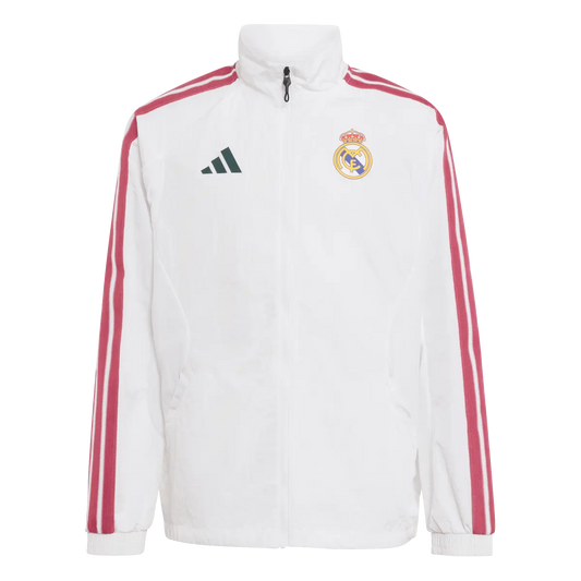FC Real Madrid Kinderfußballjacke Home 26/27 – weiß / 176