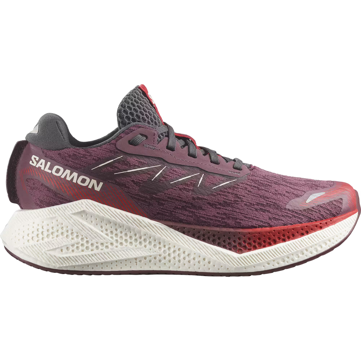 Salomon Damenlaufschuhe Aero Glide 4, Huckleberry / Vanilla Ice / Lava Falls - machsport – Bild 