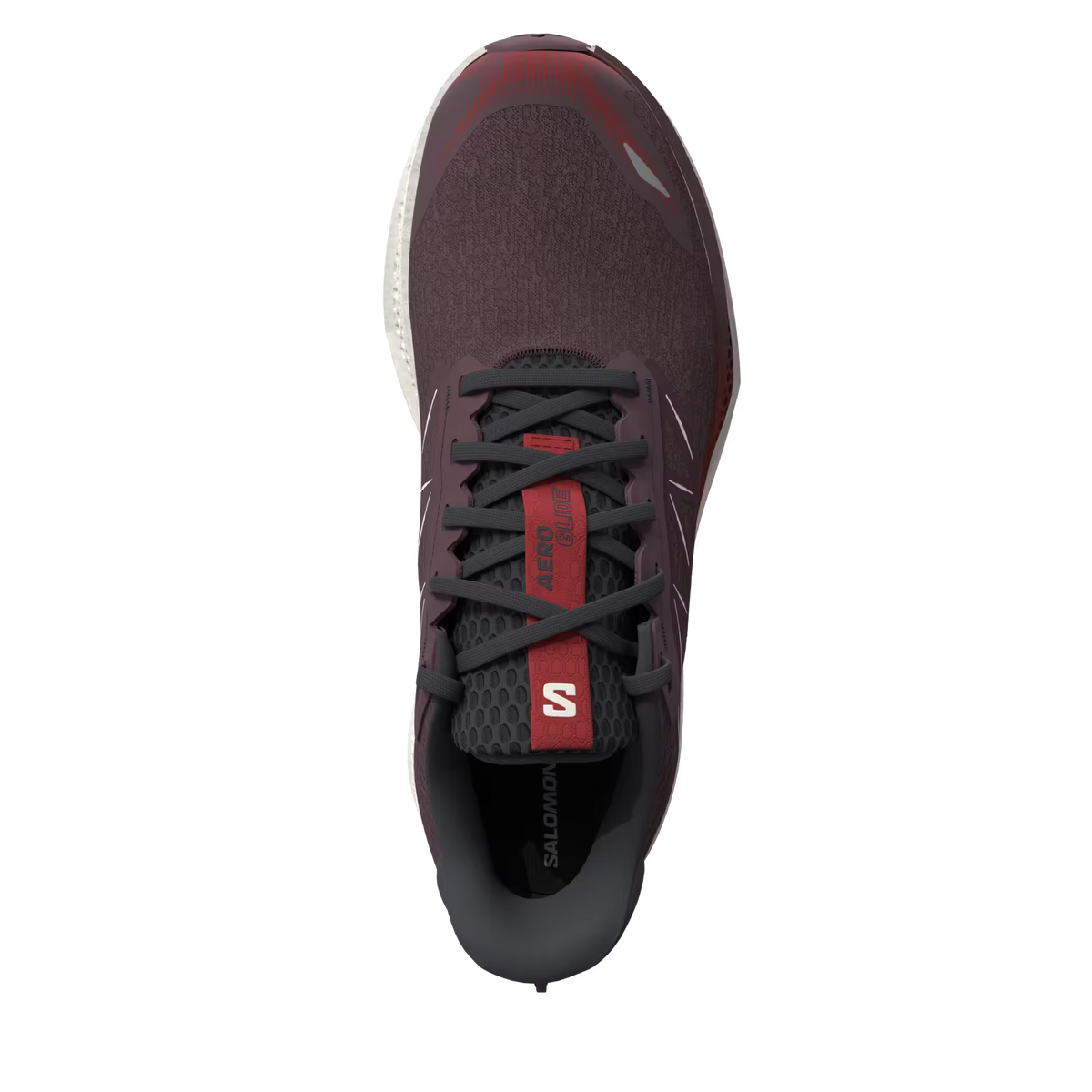 Salomon Damenlaufschuhe Aero Glide 4, Huckleberry / Vanilla Ice / Lava Falls - machsport – Bild 