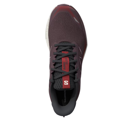 Salomon Damenlaufschuhe Aero Glide 4, Huckleberry / Vanilla Ice / Lava Falls - machsport