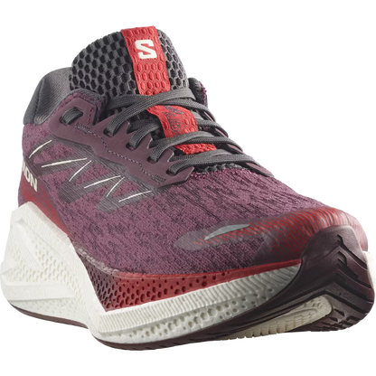 Salomon Damenlaufschuhe Aero Glide 4, Huckleberry / Vanilla Ice / Lava Falls - machsport