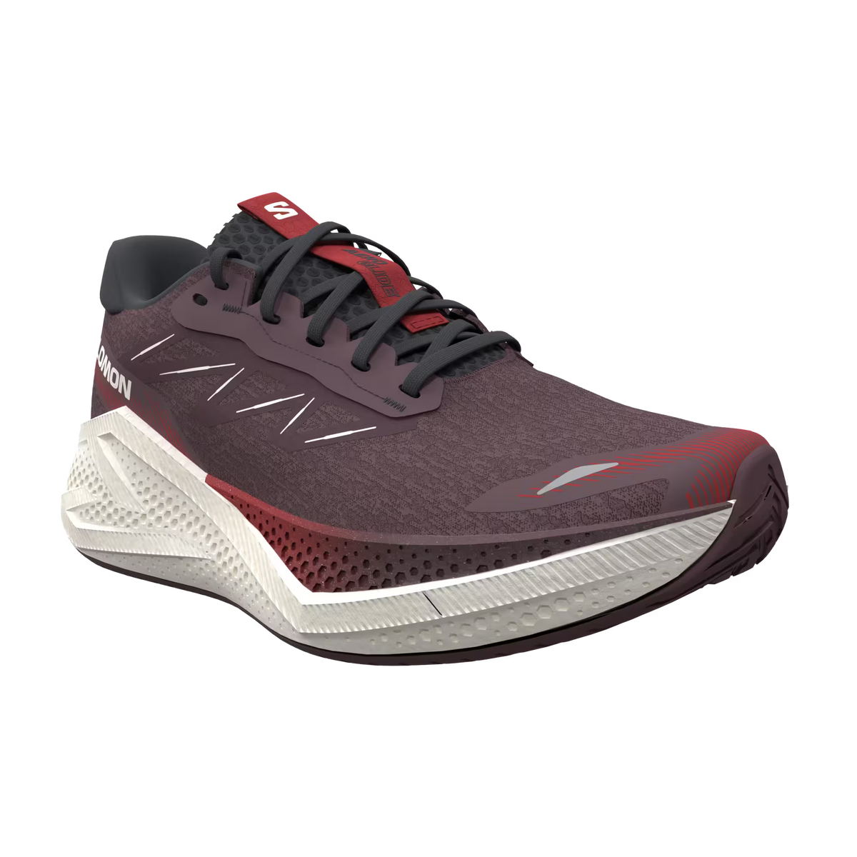 Salomon Damenlaufschuhe Aero Glide 4, Huckleberry / Vanilla Ice / Lava Falls - machsport – Bild 