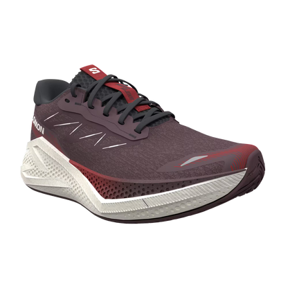 Salomon Damenlaufschuhe Aero Glide 4, Huckleberry / Vanilla Ice / Lava Falls - machsport