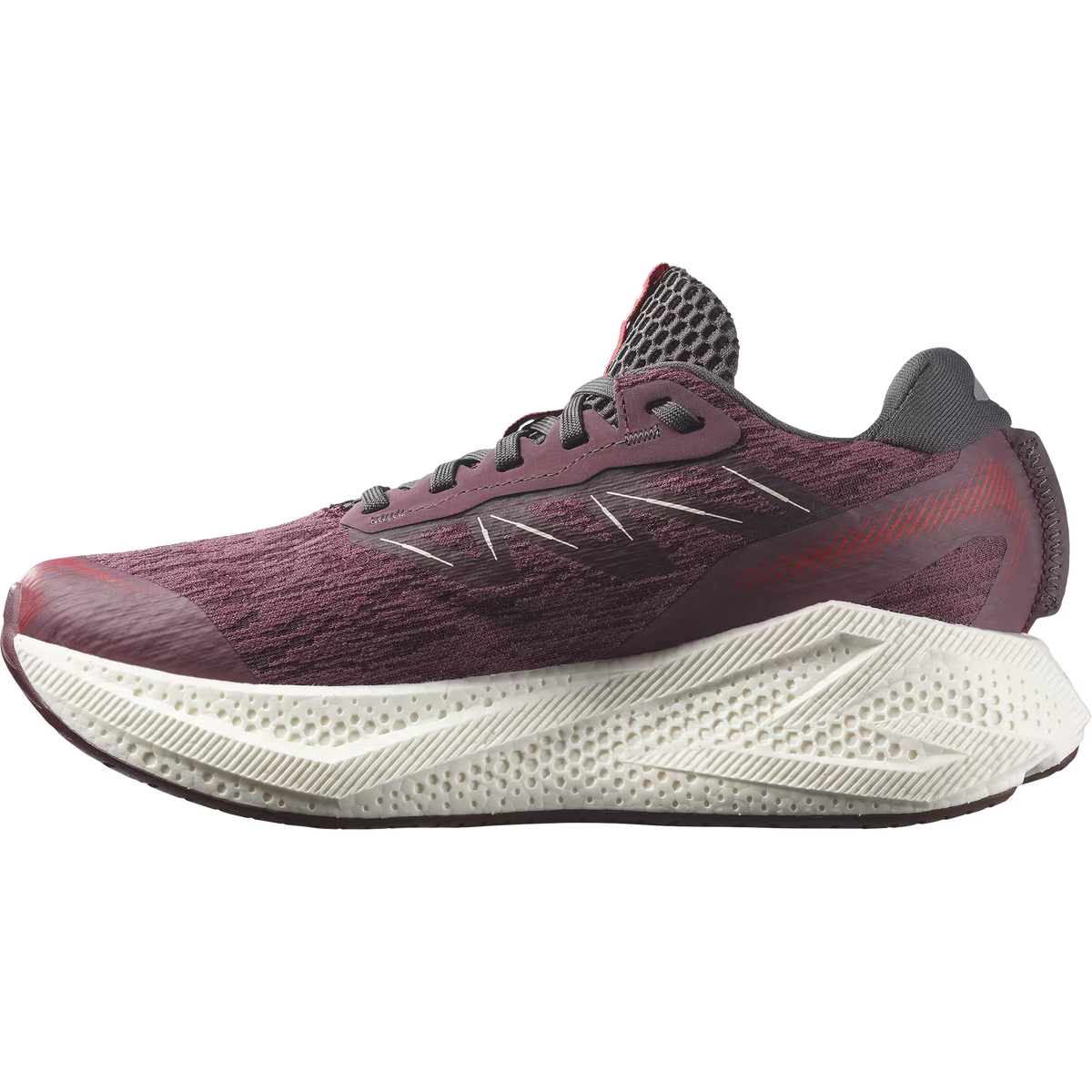 Salomon Damenlaufschuhe Aero Glide 4, Huckleberry / Vanilla Ice / Lava Falls - machsport – Bild 