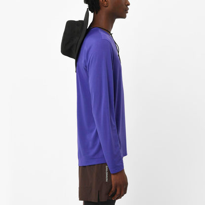 Salomon Herrenlangarmshirt Shakeout Core LS Tee - machsport