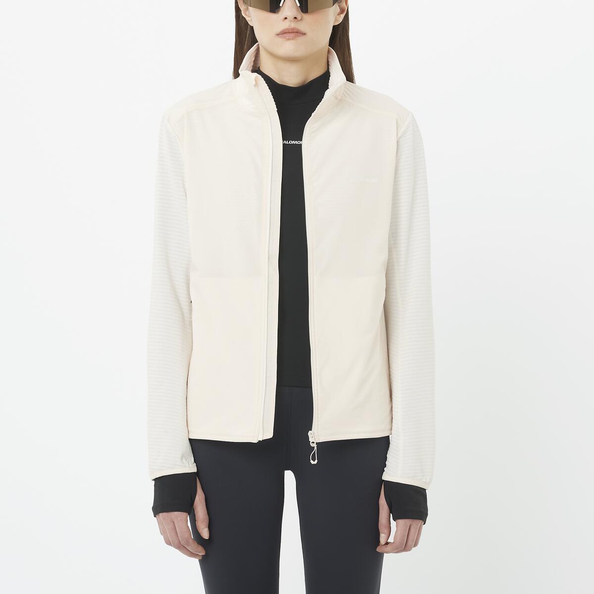Salomon Damenjacke Essential Lightwarm Hybrid Jacket - machsport