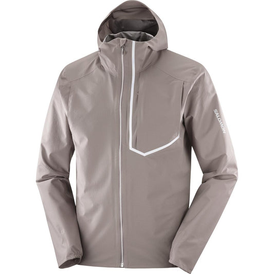 Salomon Herrenlaufjacke Bonatti Trail – braun / S