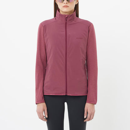Salomon Damenlaufjacke Essential Lightwarm Hybrid - machsport