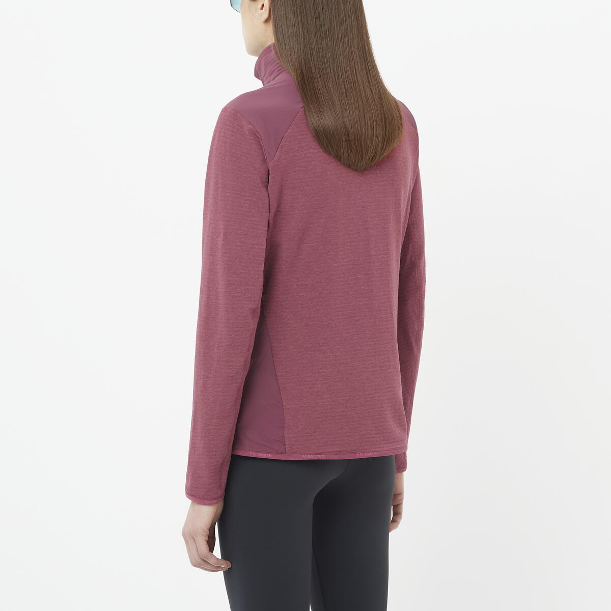 Salomon Damenlaufjacke Essential Lightwarm Hybrid - machsport – Bild 