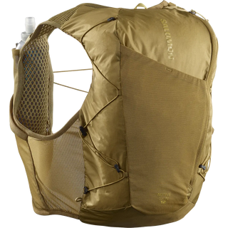 Salomon Laufrucksack Active Skin 12 Set, brilliant olive/willow - machsport