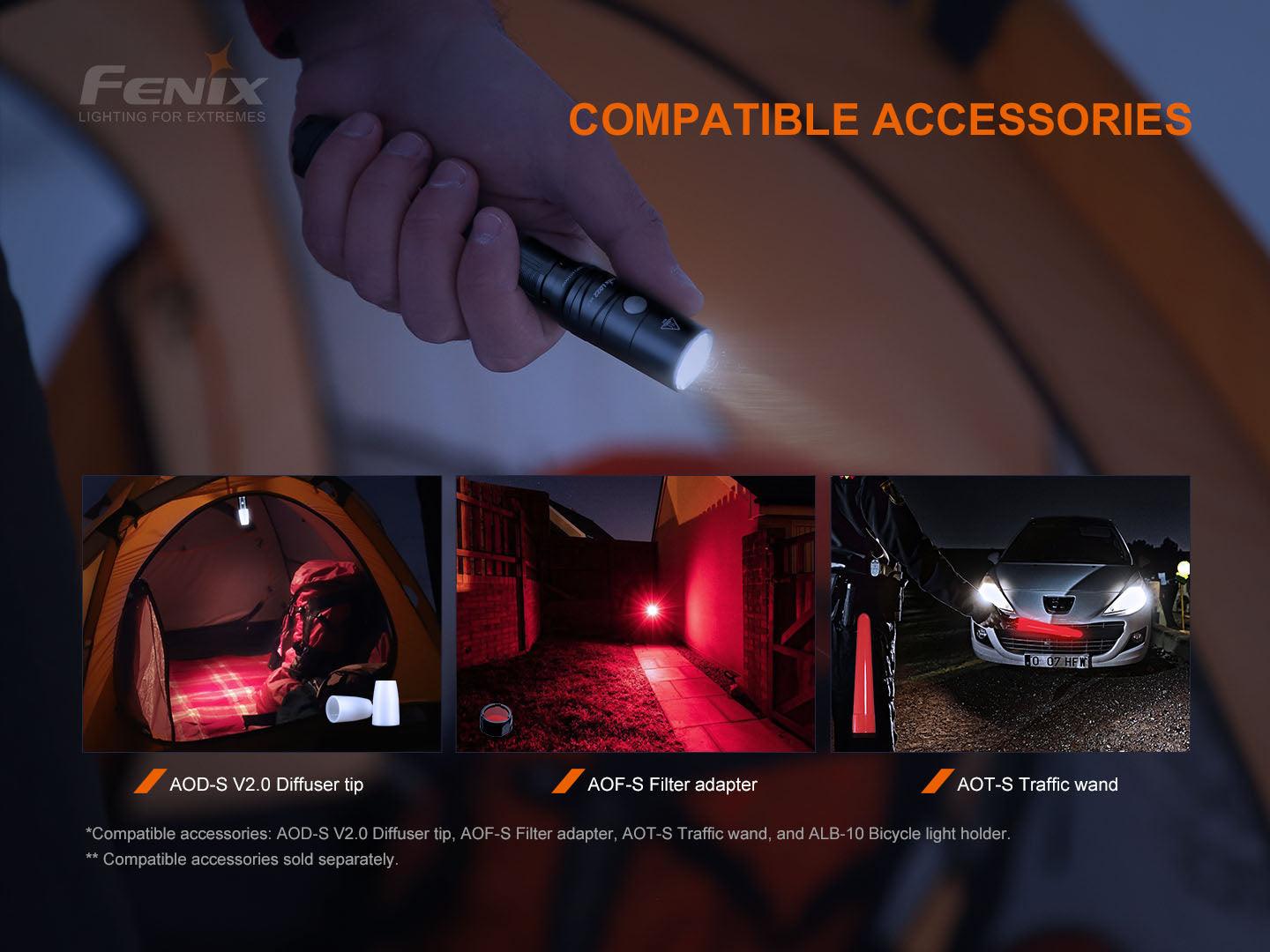 Fenix LD22 V2.0 Vielseitige Outdoor- und EDC-Taschenlampe, 800 Lumen – Bild 