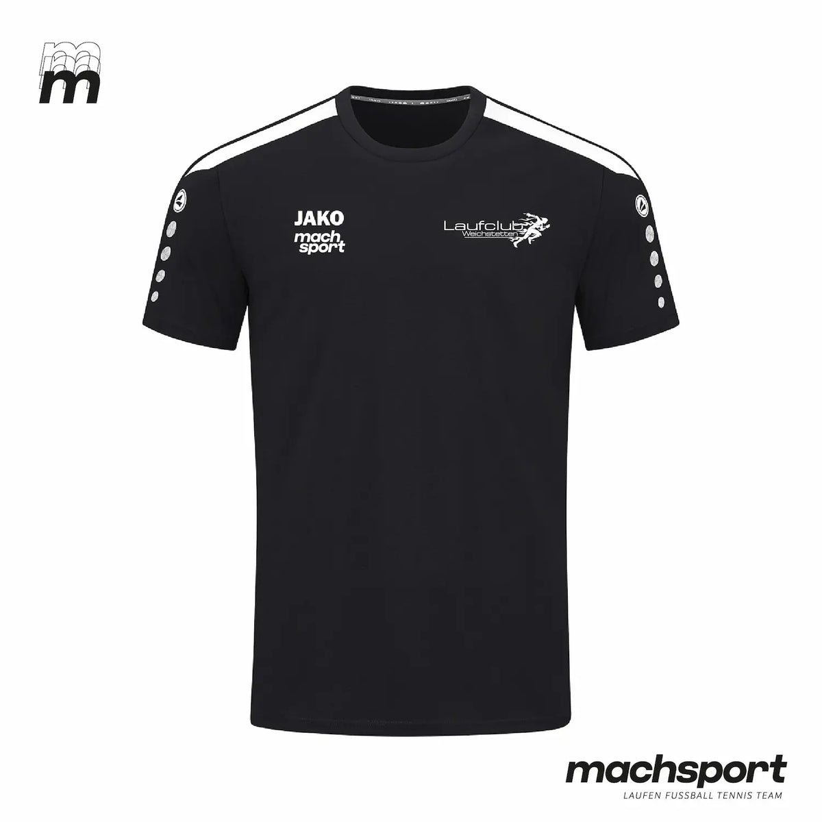 Laufclub Weichstetten Trainingsshirt schwarz - machsport