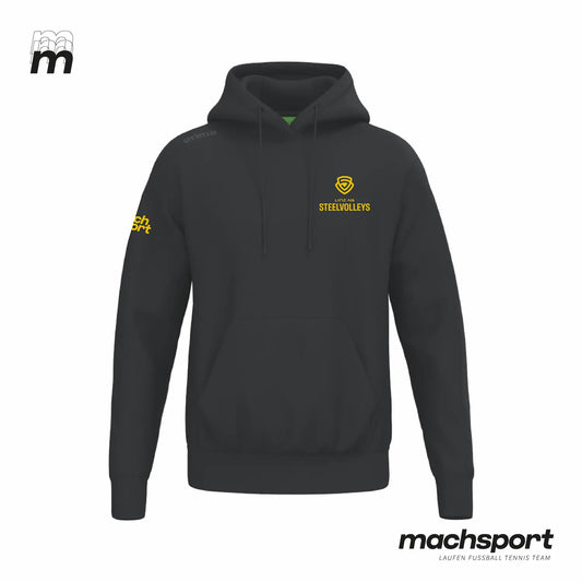 LINZ AG Steelvolleys Hoody schwarz – 128