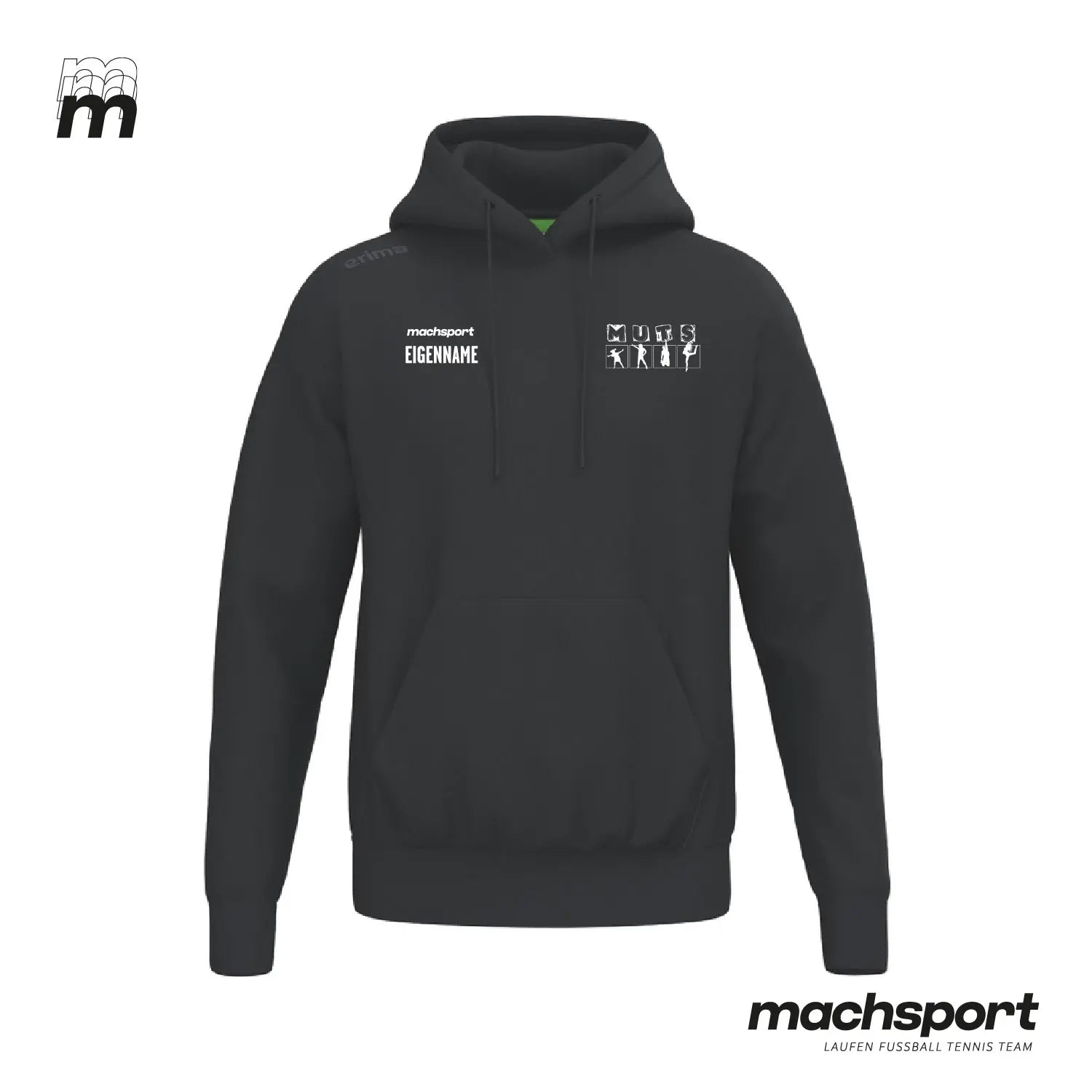 MUTS Hoodie schwarz - machsport – Bild 