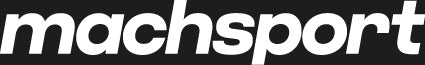machsport logo einzeilig schwarzer hintergrund