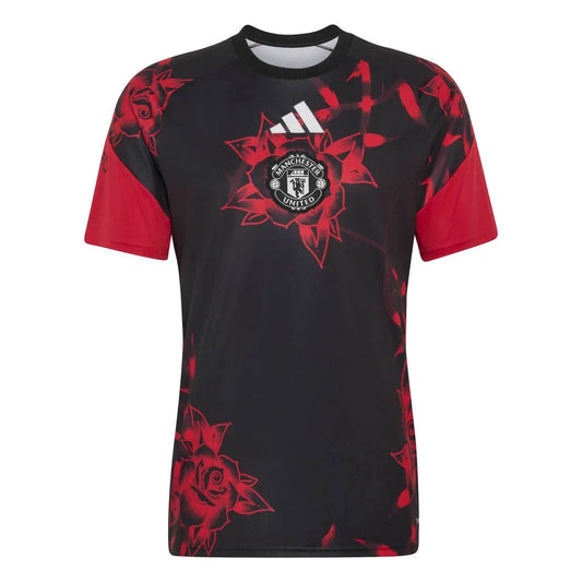 Manchester United Herrenfußballshirt Pre-Match Trikot 26/27 – schwarz / S