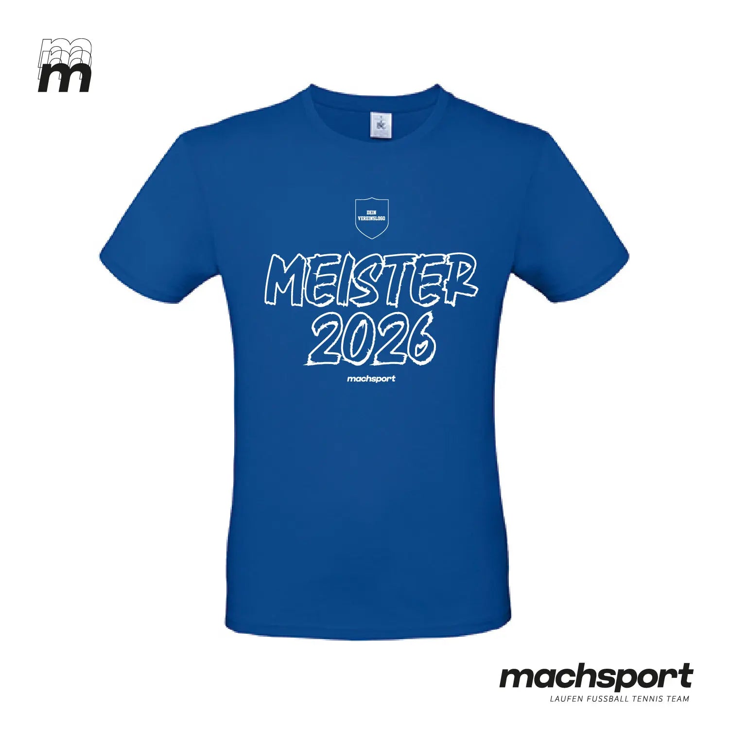 Meistershirt Dynamic blau - machsport – Bild 